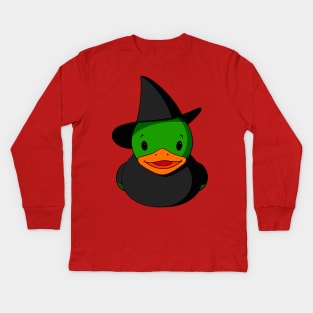 Wicked Witch Rubber Duck Kids Long Sleeve T-Shirt